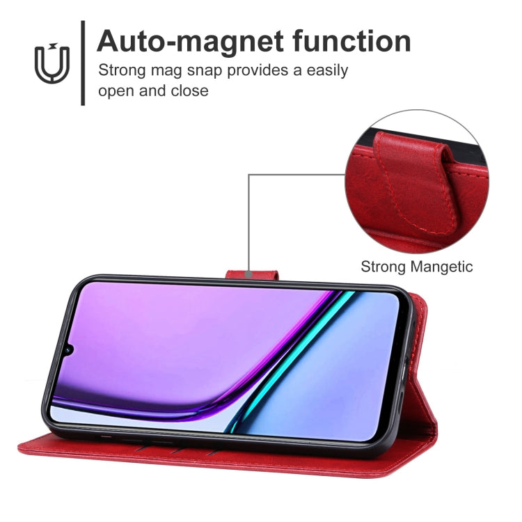 For Realme Narzo N61 Leather Phone Case