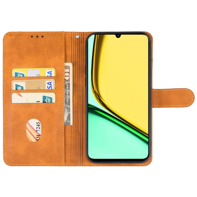 For Realme C61 India Leather Phone Case