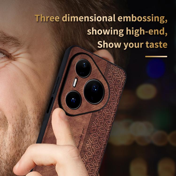 For Huawei Pura 80 Pro 5G AZNS 3D Embossed Skin Feel Phone Case