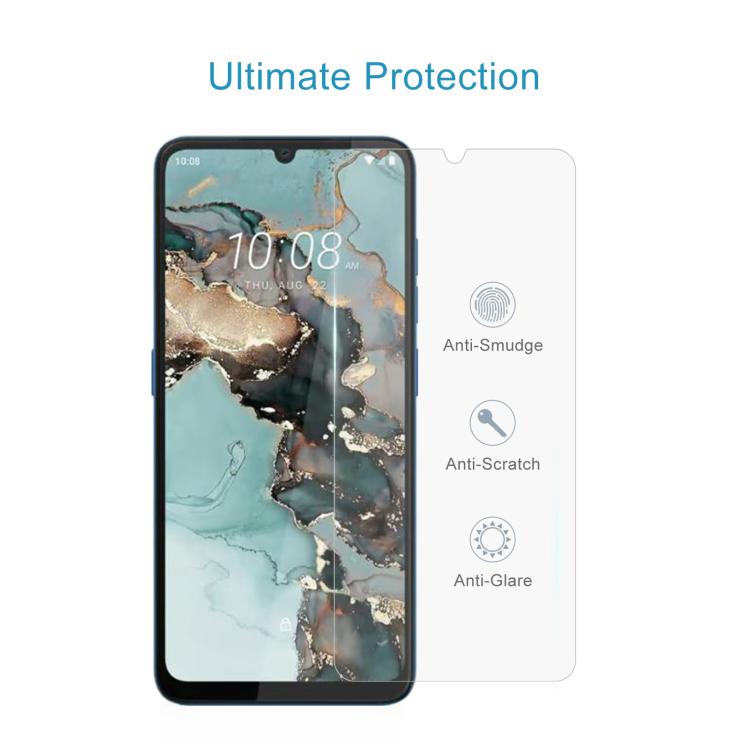 For HTC Wildfire E5 Plus 50pcs 0.26mm 9H 2.5D Tempered Glass Film