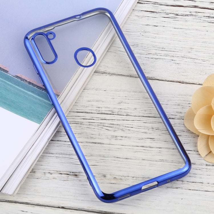 For Samsung Galaxy A11 Ultra-thin Plating TPU Protective Soft Case