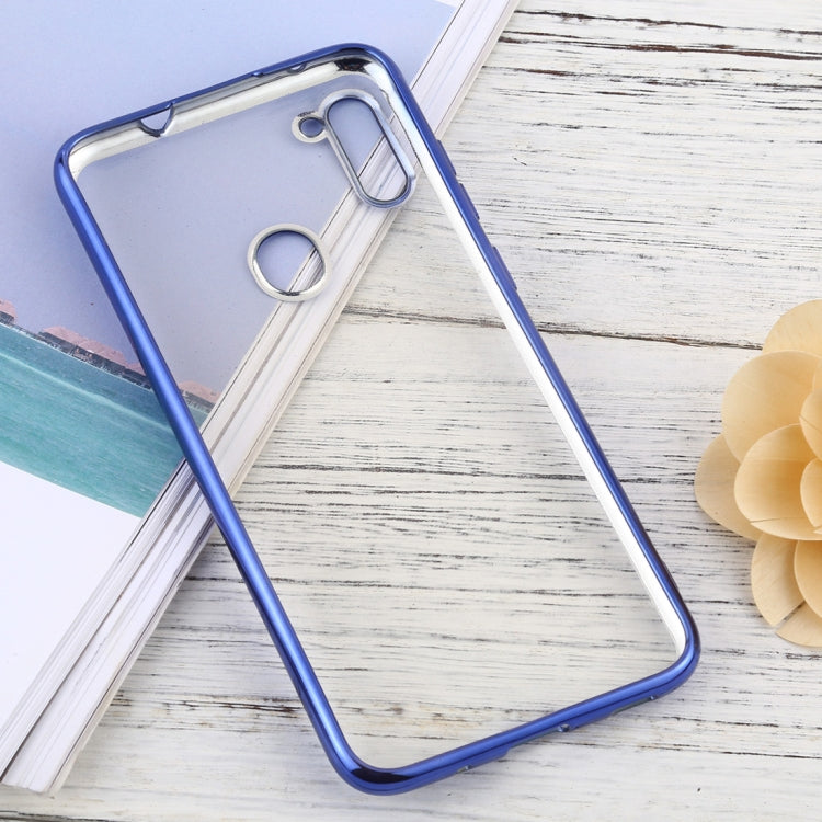 For Samsung Galaxy A11 Ultra-thin Plating TPU Protective Soft Case
