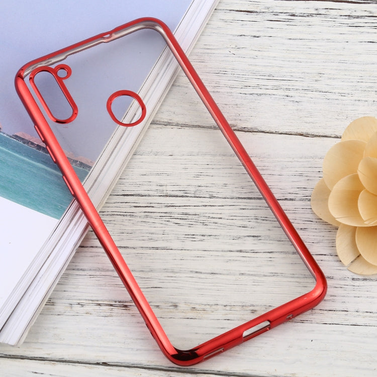 For Samsung Galaxy A11 Ultra-thin Plating TPU Protective Soft Case