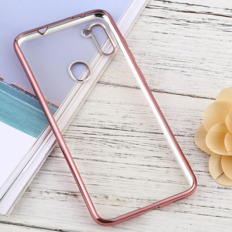 For Samsung Galaxy A11 Ultra-thin Plating TPU Protective Soft Case