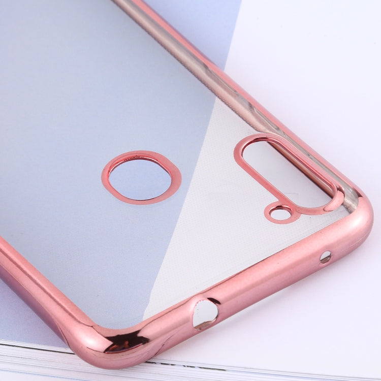 For Samsung Galaxy A11 Ultra-thin Plating TPU Protective Soft Case