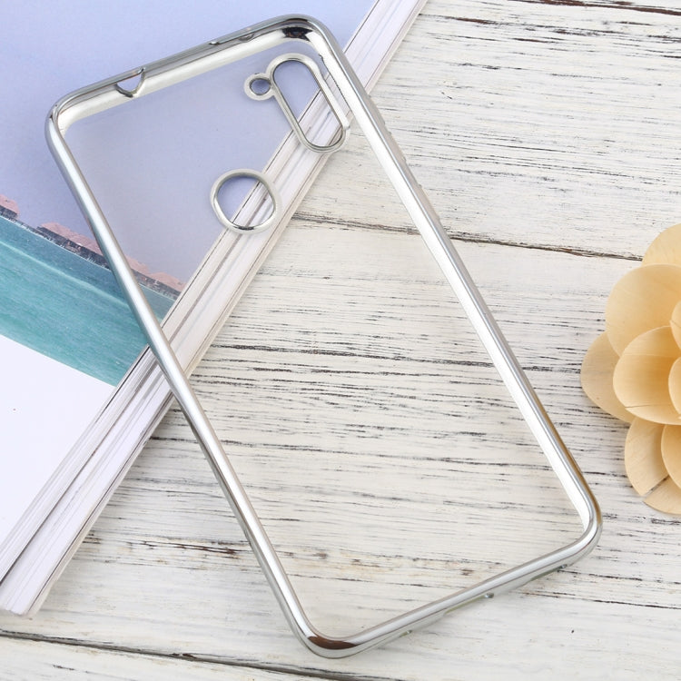 For Samsung Galaxy A11 Ultra-thin Plating TPU Protective Soft Case
