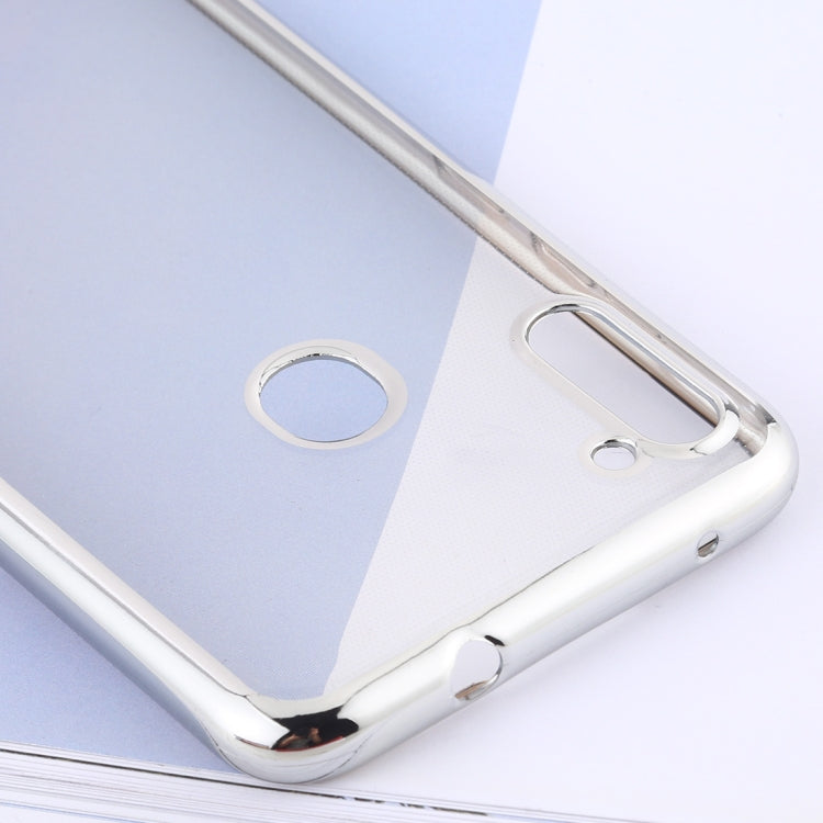 For Samsung Galaxy A11 Ultra-thin Plating TPU Protective Soft Case