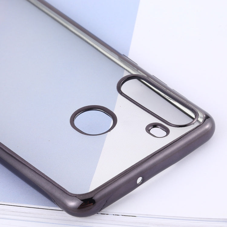 For Samsung Galaxy A21 Ultra-thin Plating TPU Protective Soft Case