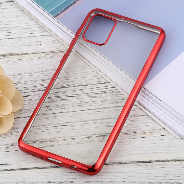 For Samsung Galaxy A31 Ultra-thin Plating TPU Protective Soft Case