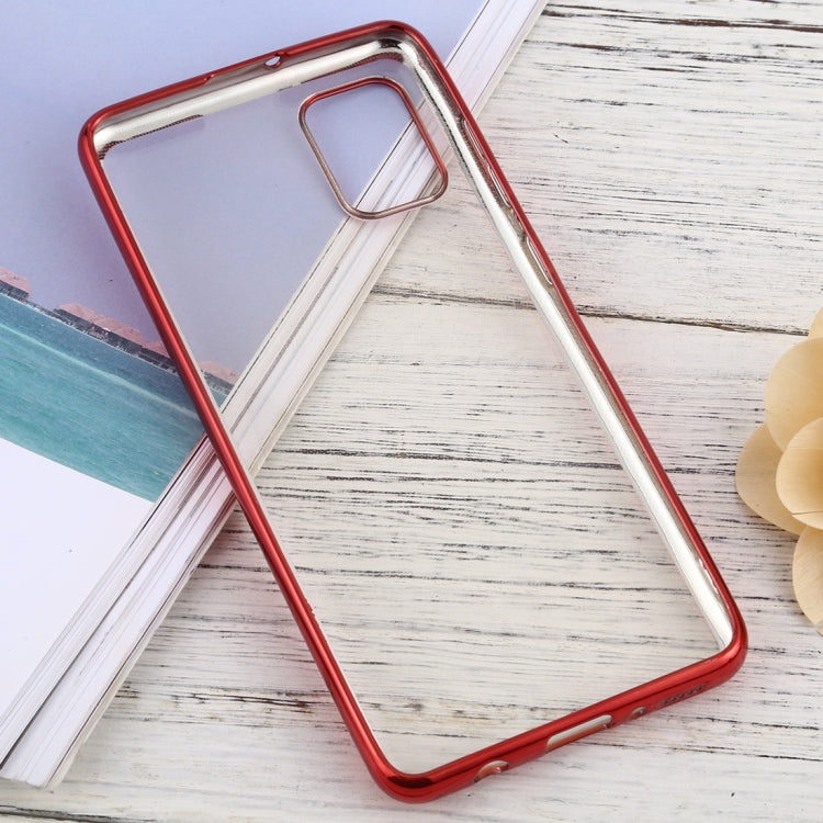 For Samsung Galaxy A31 Ultra-thin Plating TPU Protective Soft Case