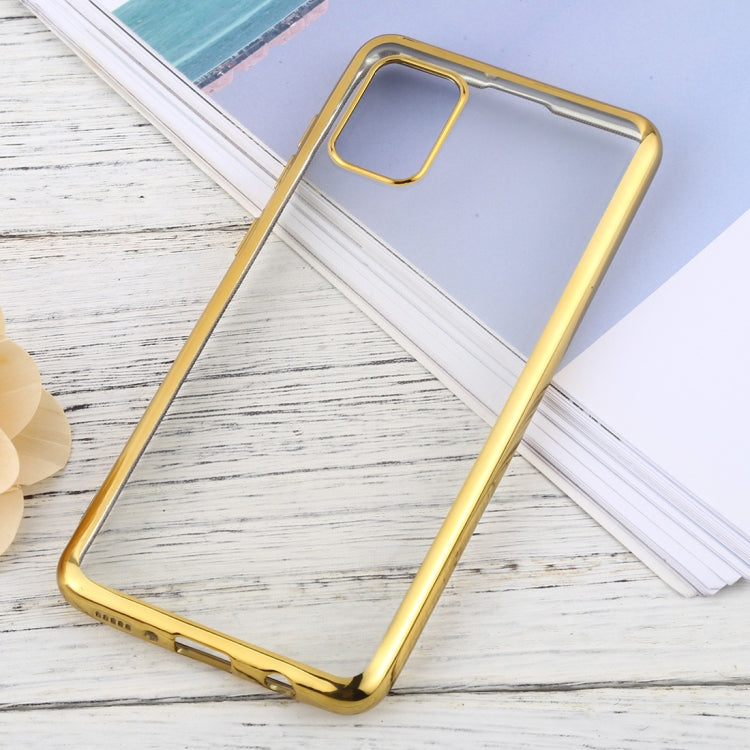 For Samsung Galaxy A31 Ultra-thin Plating TPU Protective Soft Case