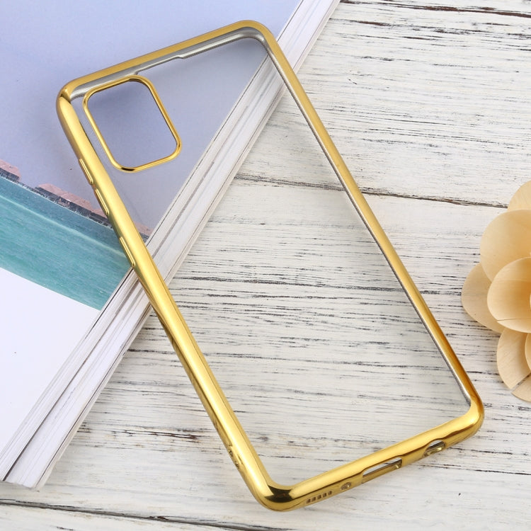 For Samsung Galaxy A31 Ultra-thin Plating TPU Protective Soft Case