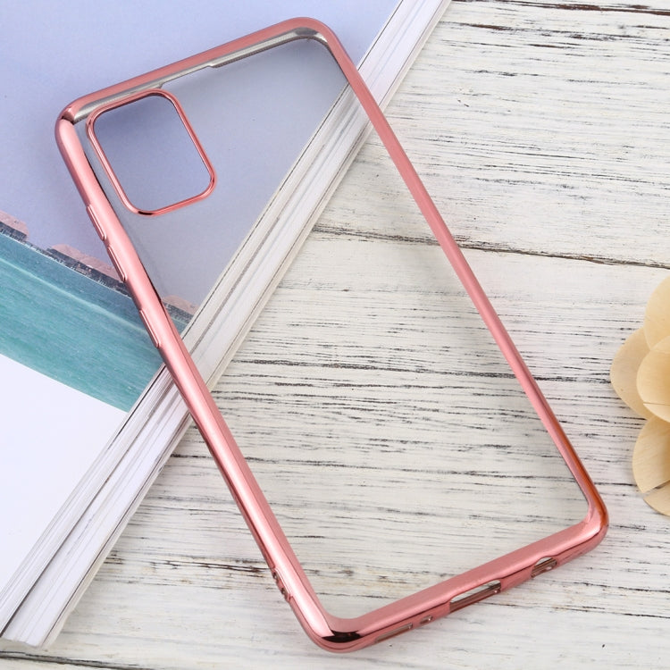 For Samsung Galaxy A51 Ultra-thin Plating TPU Protective Soft Case