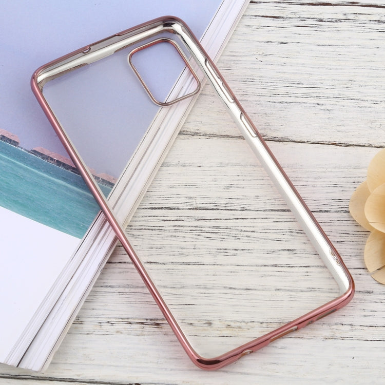 For Samsung Galaxy A51 Ultra-thin Plating TPU Protective Soft Case
