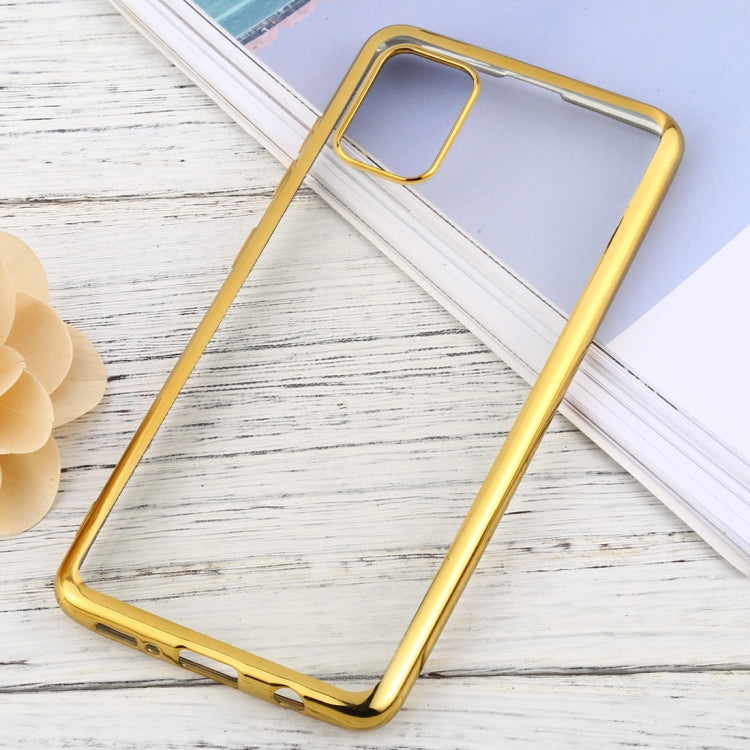 For Samsung Galaxy A51 Ultra-thin Plating TPU Protective Soft Case