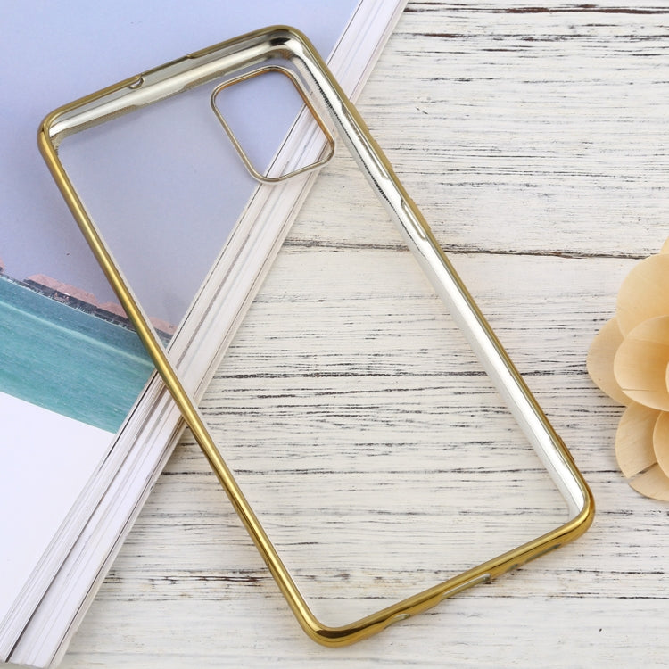 For Samsung Galaxy A51 Ultra-thin Plating TPU Protective Soft Case