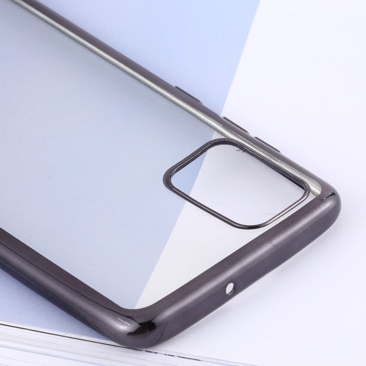 For Samsung Galaxy A71 Ultra-thin Plating TPU Protective Soft Case