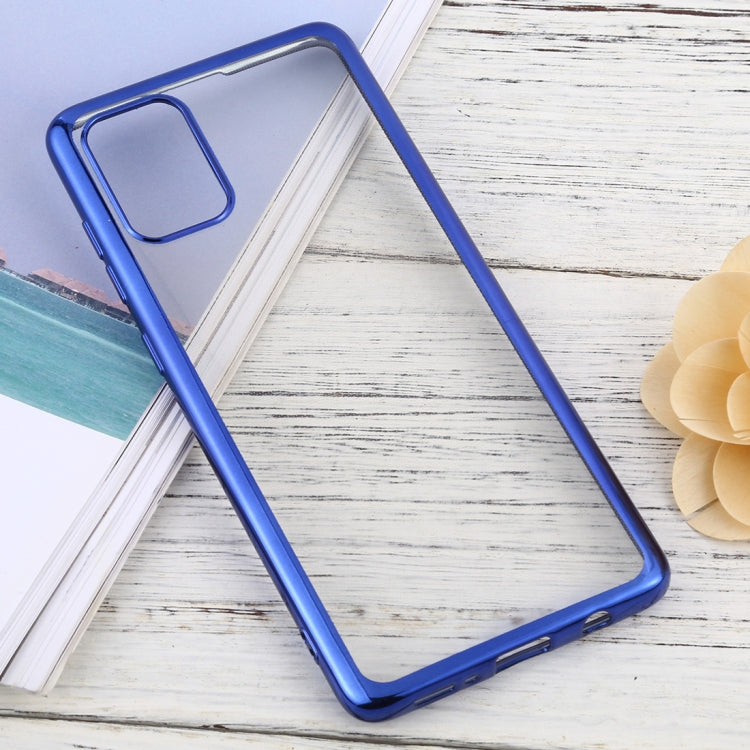 For Samsung Galaxy A71 Ultra-thin Plating TPU Protective Soft Case