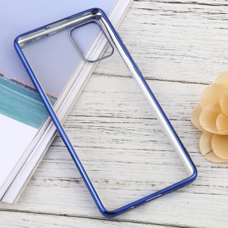For Samsung Galaxy A71 Ultra-thin Plating TPU Protective Soft Case