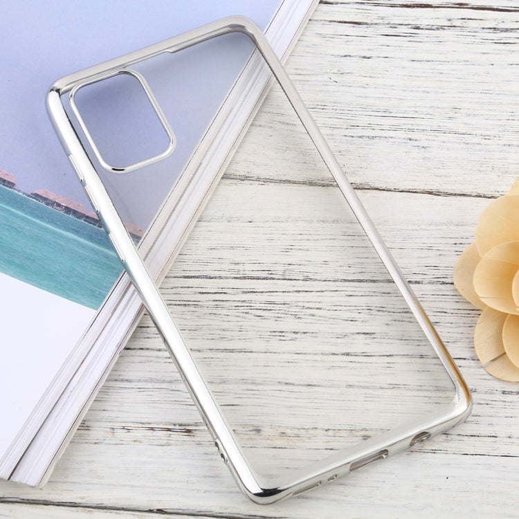For Samsung Galaxy A71 Ultra-thin Plating TPU Protective Soft Case