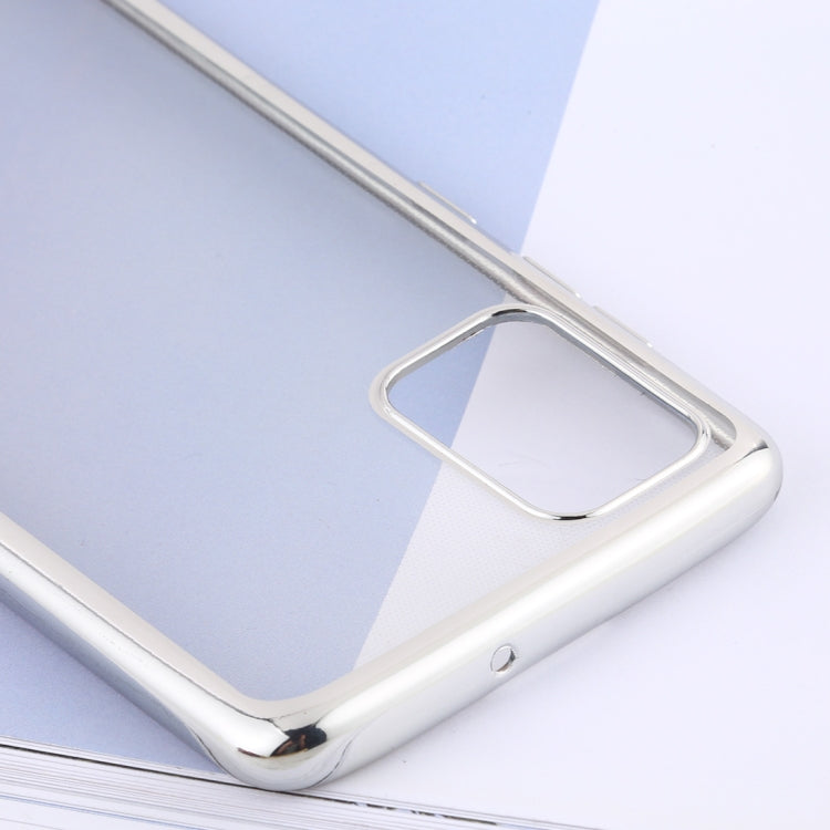 For Samsung Galaxy A71 Ultra-thin Plating TPU Protective Soft Case