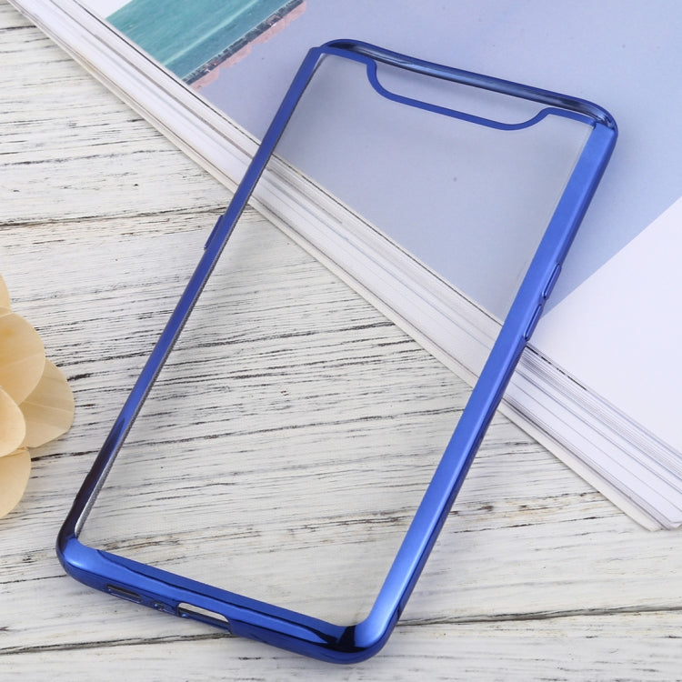 For Samsung Galaxy A80 Ultra-thin Plating TPU Protective Soft Case