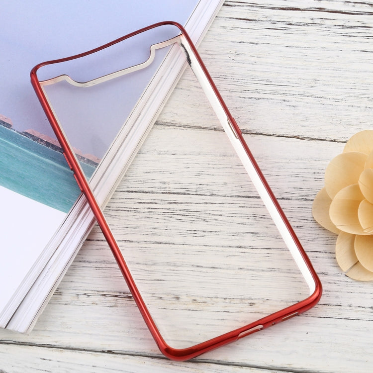 For Samsung Galaxy A80 Ultra-thin Plating TPU Protective Soft Case