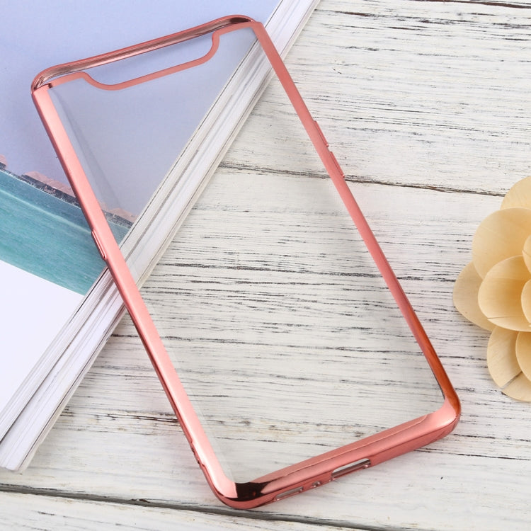 For Samsung Galaxy A80 Ultra-thin Plating TPU Protective Soft Case