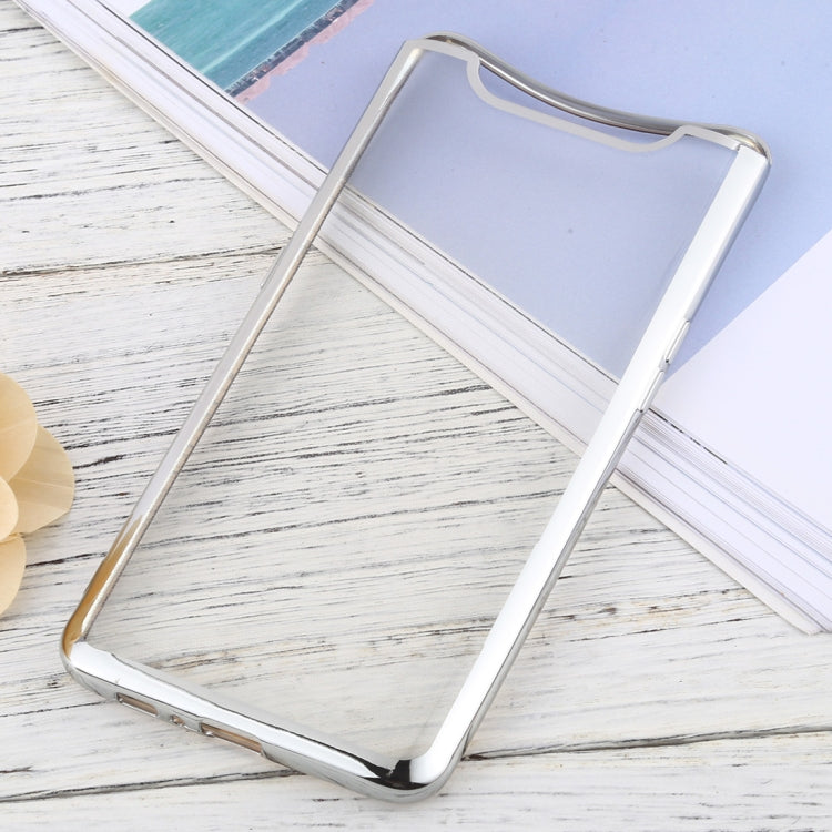 For Samsung Galaxy A80 Ultra-thin Plating TPU Protective Soft Case