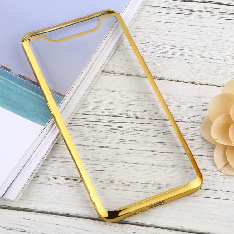 For Samsung Galaxy A80 Ultra-thin Plating TPU Protective Soft Case