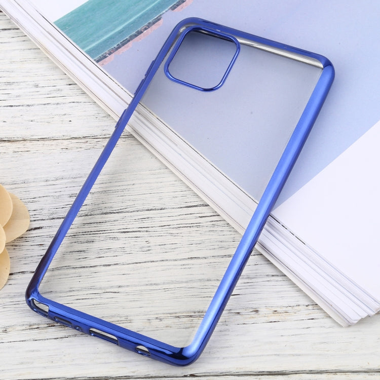 For Samsung Galaxy A81 Ultra-thin Plating TPU Protective Soft