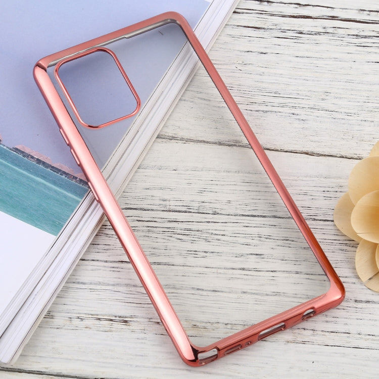 For Samsung Galaxy A81 Ultra-thin Plating TPU Protective Soft