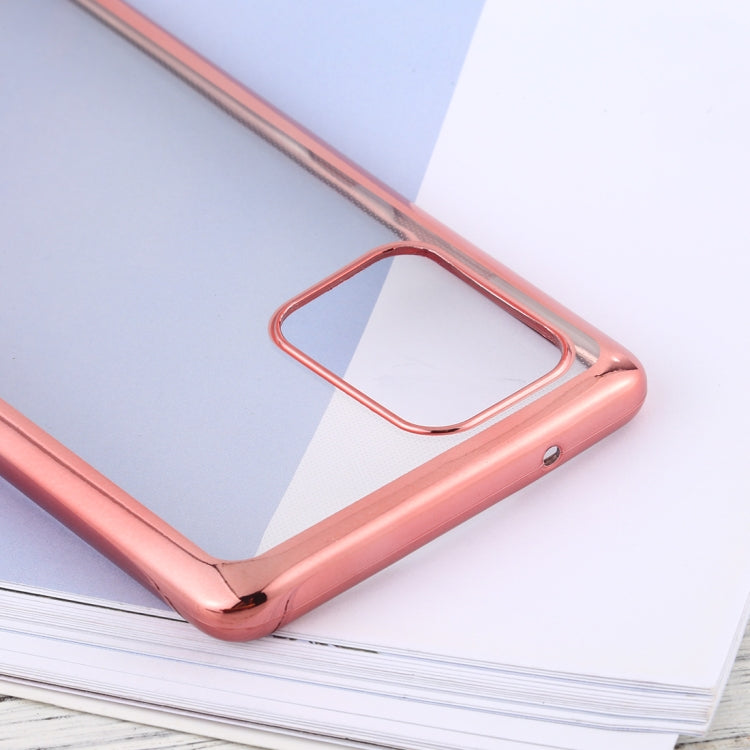 For Samsung Galaxy A81 Ultra-thin Plating TPU Protective Soft