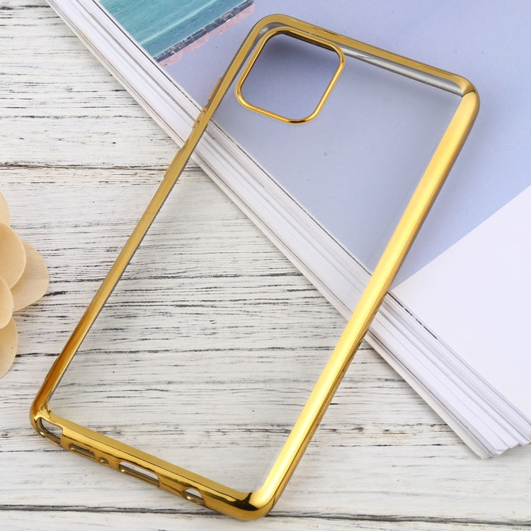 For Samsung Galaxy A81 Ultra-thin Plating TPU Protective Soft