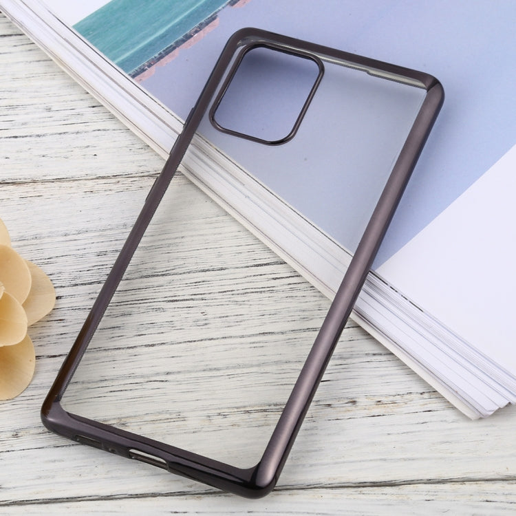 For Samsung Galaxy A91 Ultra-thin Plating TPU Protective Soft
