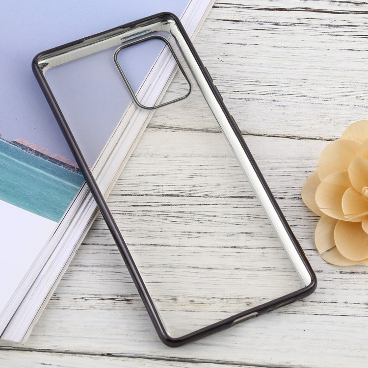 For Samsung Galaxy A91 Ultra-thin Plating TPU Protective Soft