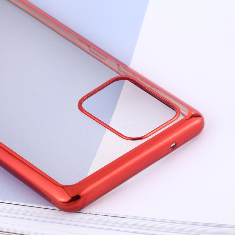 For Samsung Galaxy A91 Ultra-thin Plating TPU Protective Soft