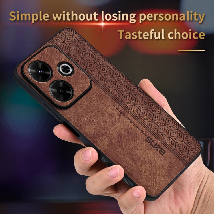 For Xiaomi Redmi 13 4G Global AZNS 3D Embossed Skin Feel Phone Case