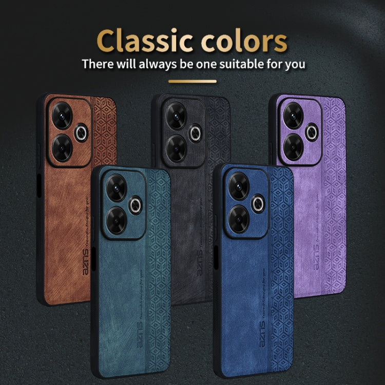 For Xiaomi Redmi Note 13R AZNS 3D Embossed Skin Feel Phone Case