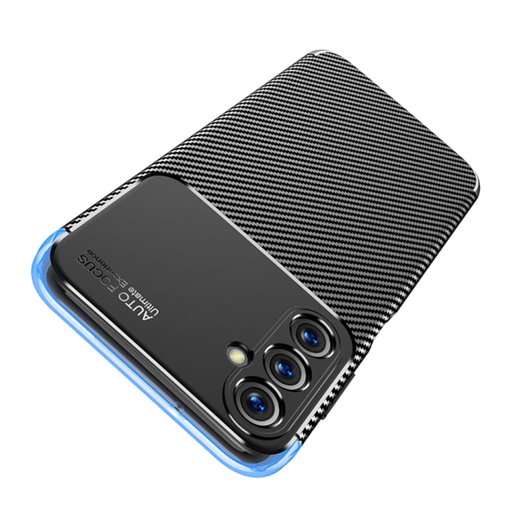 For Samsung Galaxy M54 Carbon Fiber Texture Shockproof TPU Phone Case(Black)