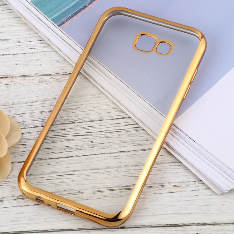For Samsung Galaxy A7 (2017) Ultra-thin Plating TPU Protective Soft Case