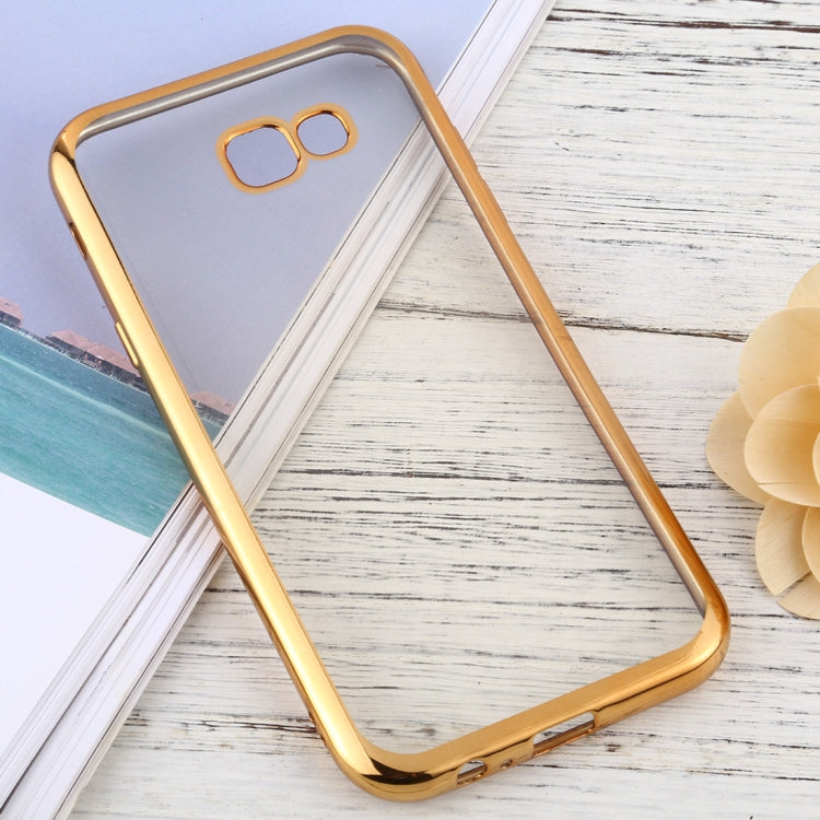 For Samsung Galaxy A7 (2017) Ultra-thin Plating TPU Protective Soft Case