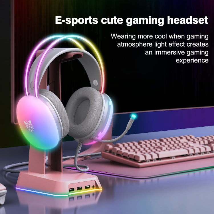 X25 RGB Wired Gaming Headset(Grey)