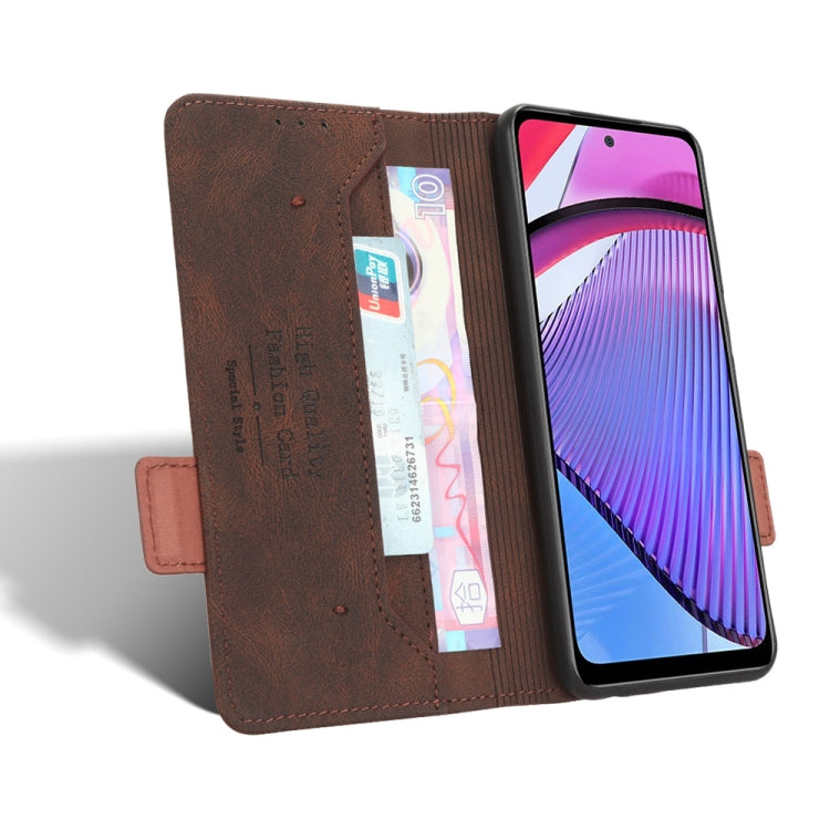 For Motorola Moto G Power 2023 / G Paly 2023 Magnetic Clasp Leather Phone Case