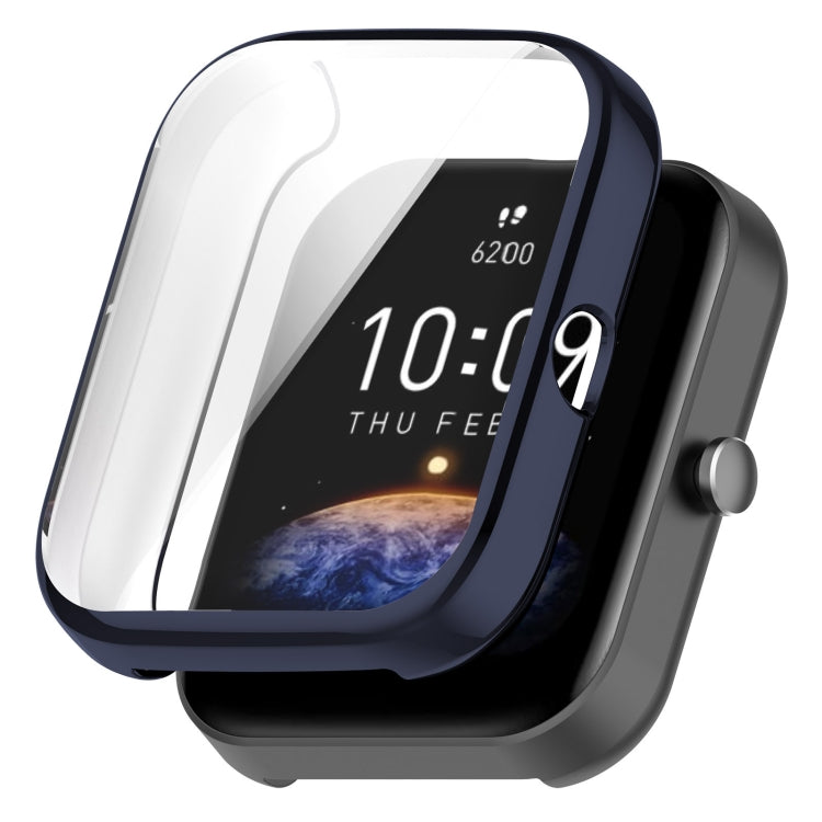 For Amazfit Bip 3 / Bip 3 Pro Universal Full Coverage TPU Electroplating Watch Protective Case