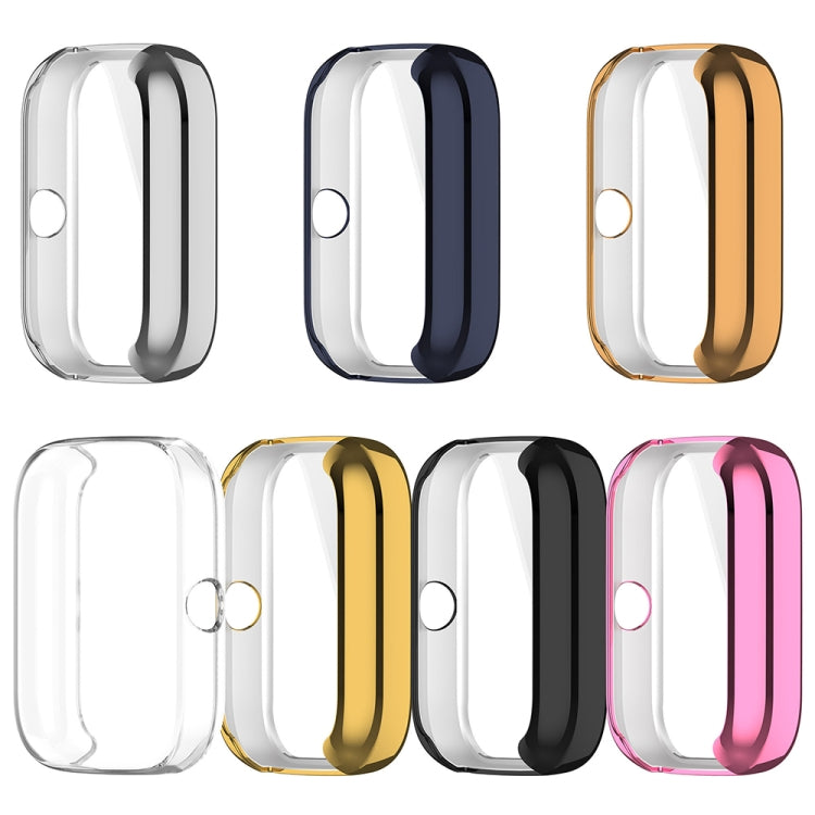 For Amazfit Bip 3 / Bip 3 Pro Universal Full Coverage TPU Electroplating Watch Protective Case