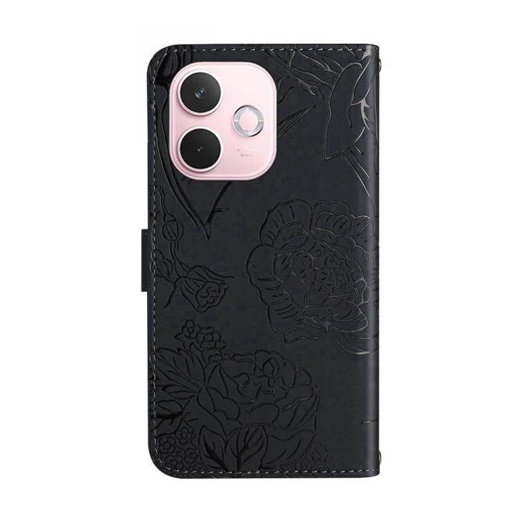 For OPPO A5 Pro 5G Global HT03 Skin Feel Butterfly Embossed Flip Leather Phone Case