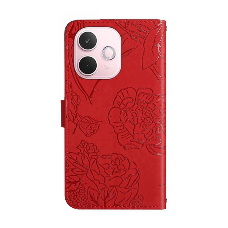 For OPPO A5 Pro 5G Global HT03 Skin Feel Butterfly Embossed Flip Leather Phone Case
