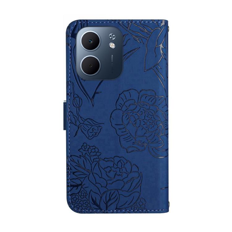 For OPPO A5x 4G Global / 5G Global HT03 Skin Feel Butterfly Embossed Flip Leather Phone Case