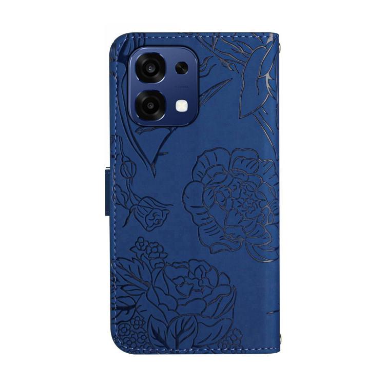 For OPPO A6 Pro 4G / 5G Global HT03 Skin Feel Butterfly Embossed Flip Leather Phone Case